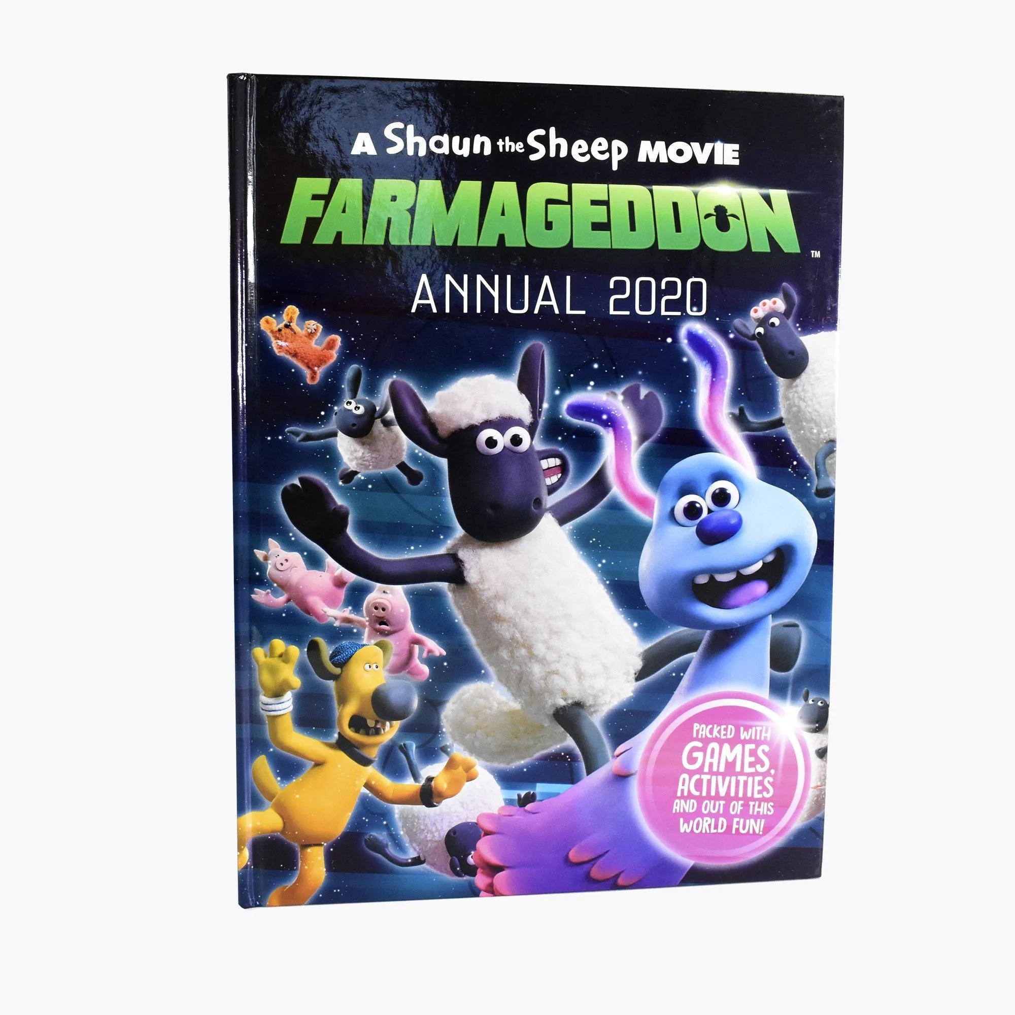 A Shaun the Sheep Movie Farmageddon Annual 2020 Book By Sweet Cherry Publishing - Ages 6-9 - Hardback
