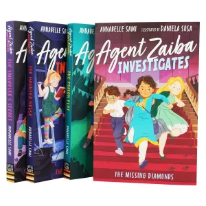 Agent Zaiba Investigates Series 4 Books Collection Set By Annabelle Sami - Ages 8-12 - Paperback