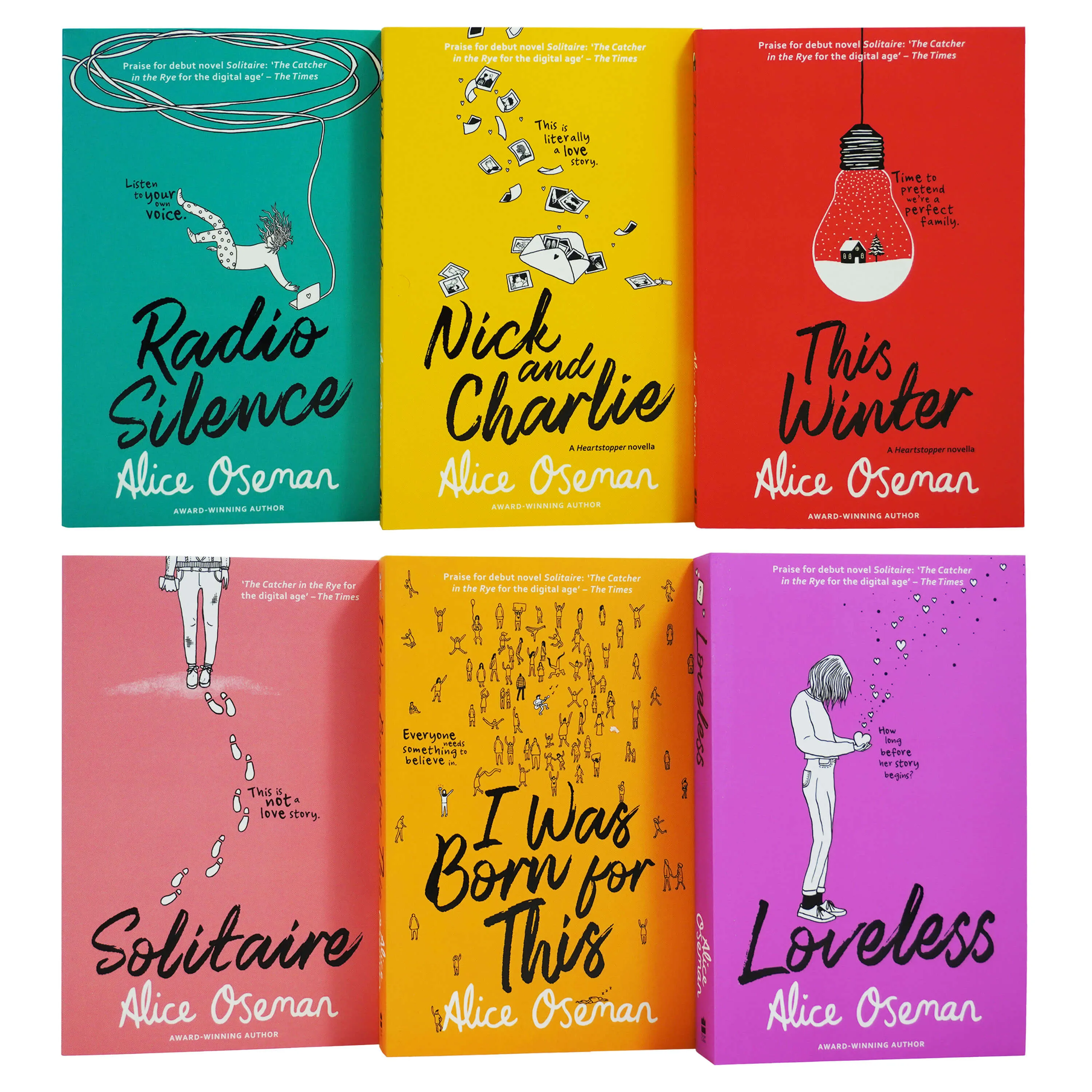 Alice Oseman Heartstopper Collection 10 Book Set - Age 13  - Paperback
