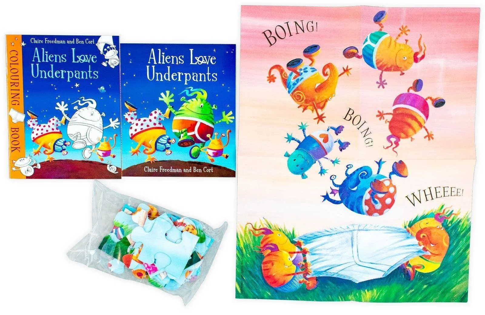 Aliens Love Underpants Anniversary Tin By Claire Freedman and Ben Cort - Ages 0-5 - Board Book