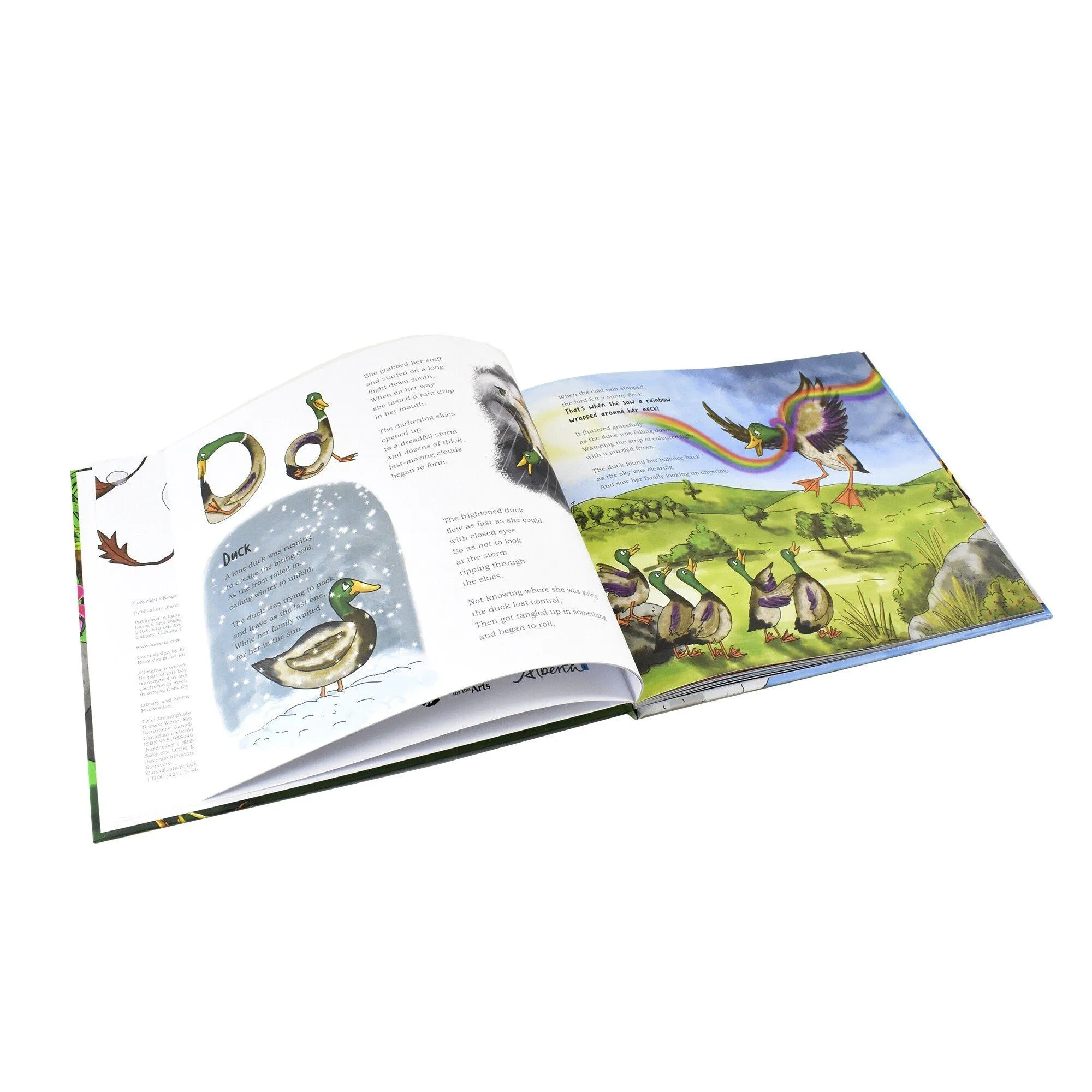 Animalphabetical Adventures Children Book Language learning tool for pre-schoolers by Kinga White – Ages 5-7 - Hardback