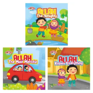 Aqeedah Series 3 Picture Books Collection Set - Ages 2-5 - Paperback