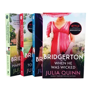 Bridgerton by Julia Quinn: Books 6-9 Collection 4 Books Set - Fiction - Paperback