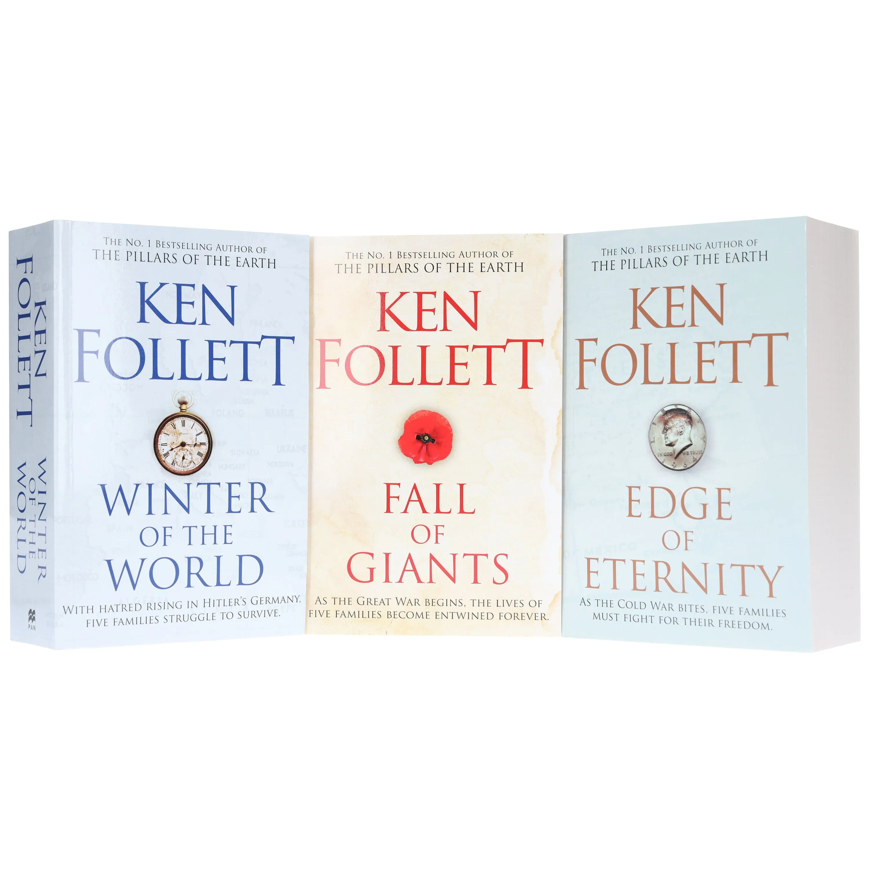 Century Trilogy by Ken Follett 3 Books Collection Set - Fiction - Paperback
