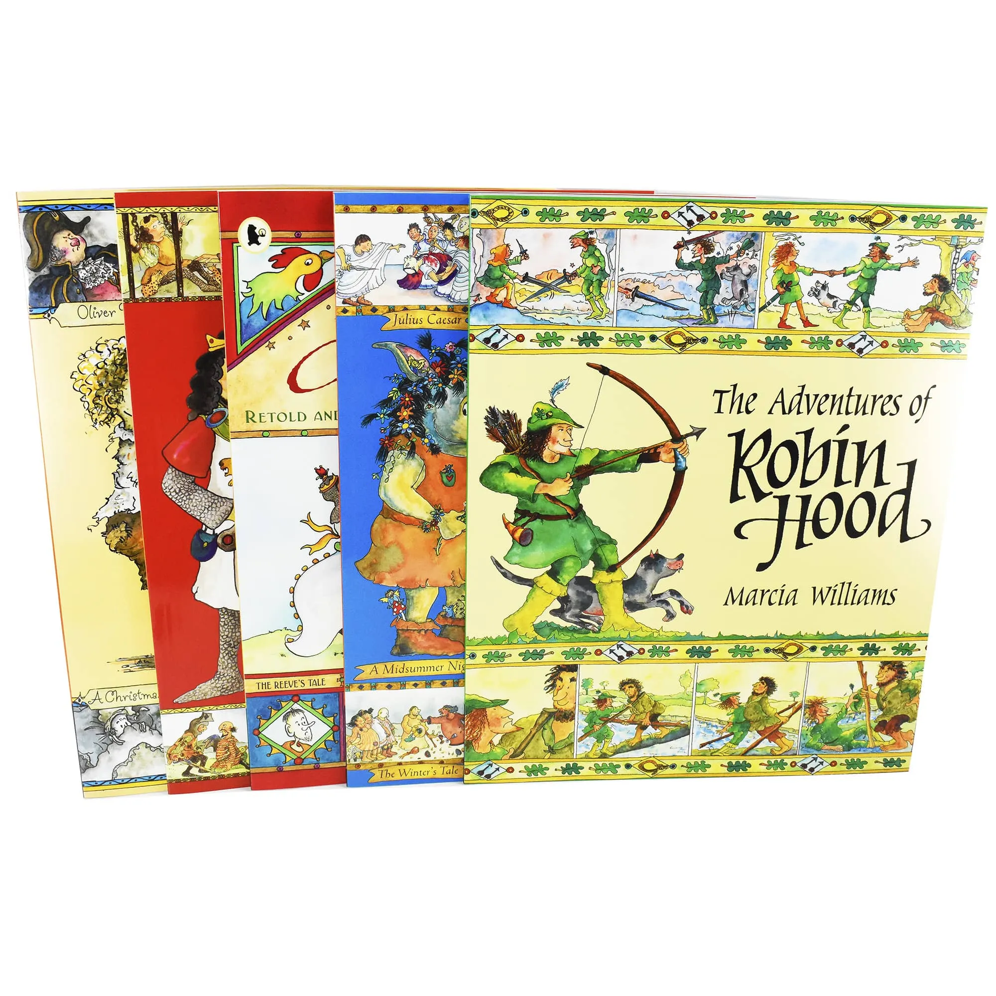 Comic Strip Classics of the Good Old Days 5 Books Collection Set By Marcia Williams - Ages 7-9 - Paperback