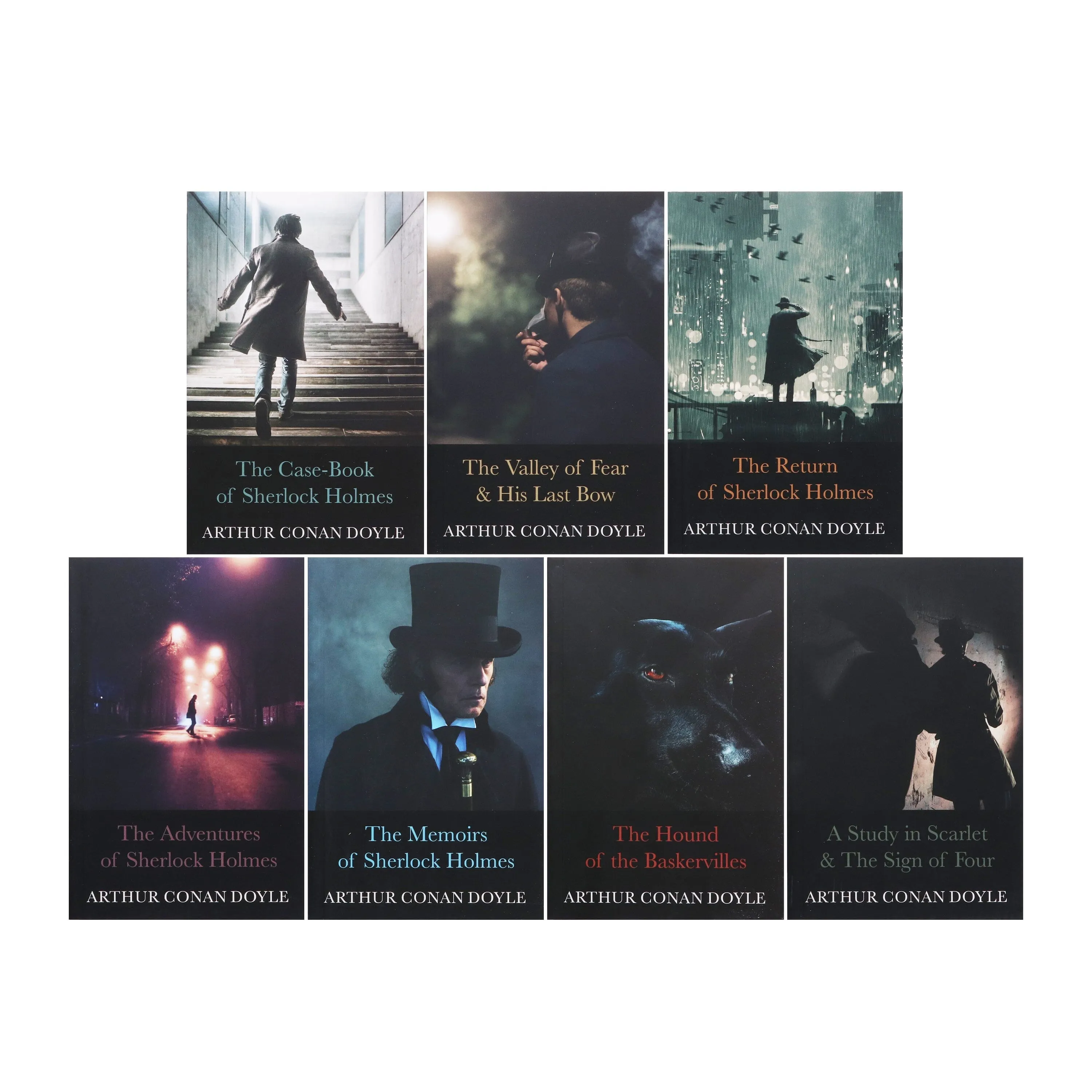 Complete Collection of Sherlock Holmes by Arthur Conan Doyle 7 Books Box Set - Fiction - Paperback