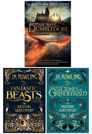 Fantastic Beasts Scripts by J.K. Rowling 3 Books Collection Set - Ages 10-15 - Hardback/Paperback