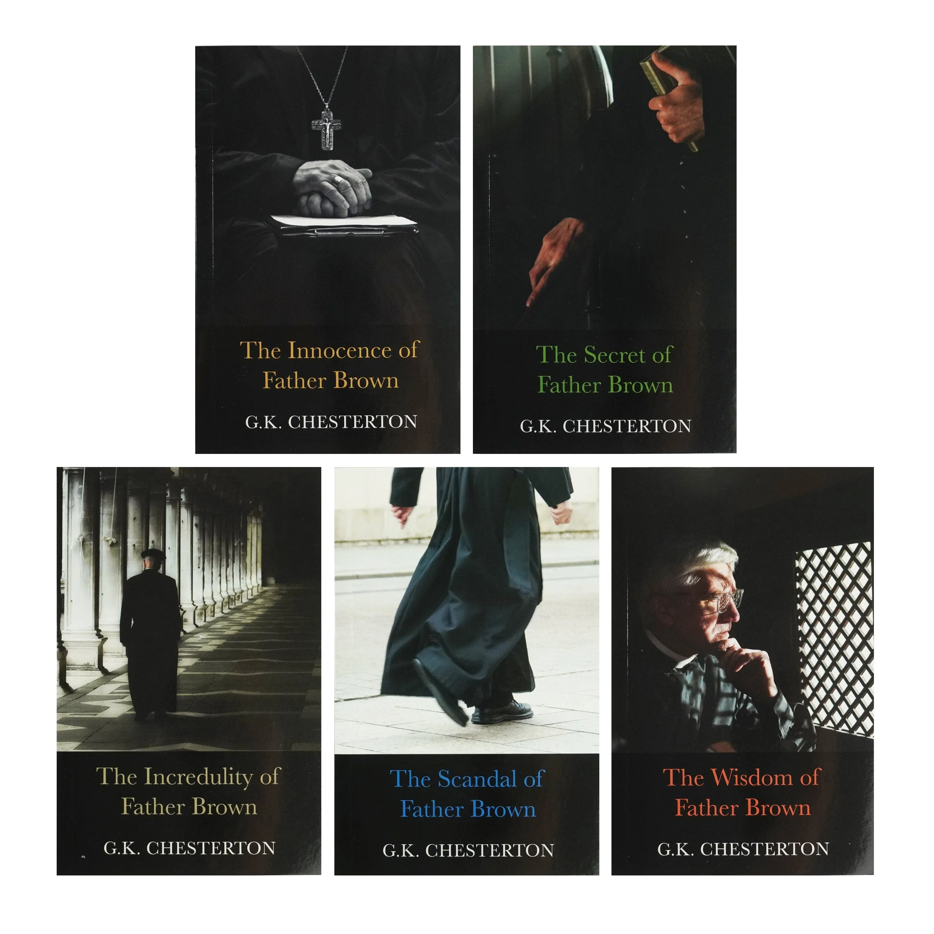 Father Brown Mysteries Collection by G. K. Chesterton 5 Books Box Set - Fiction - Paperback