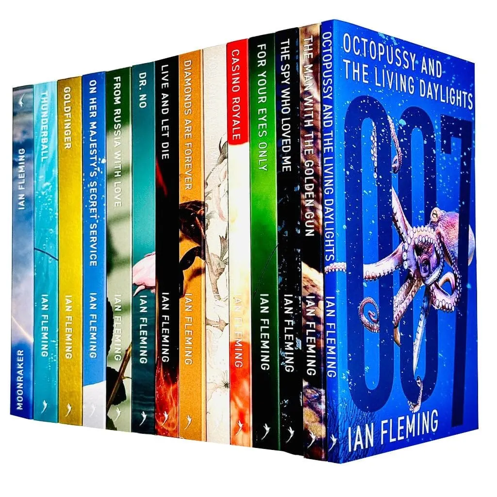 James Bond by Ian Fleming: Complete Original Series 14 Books Collection Set - Fiction - Paperback