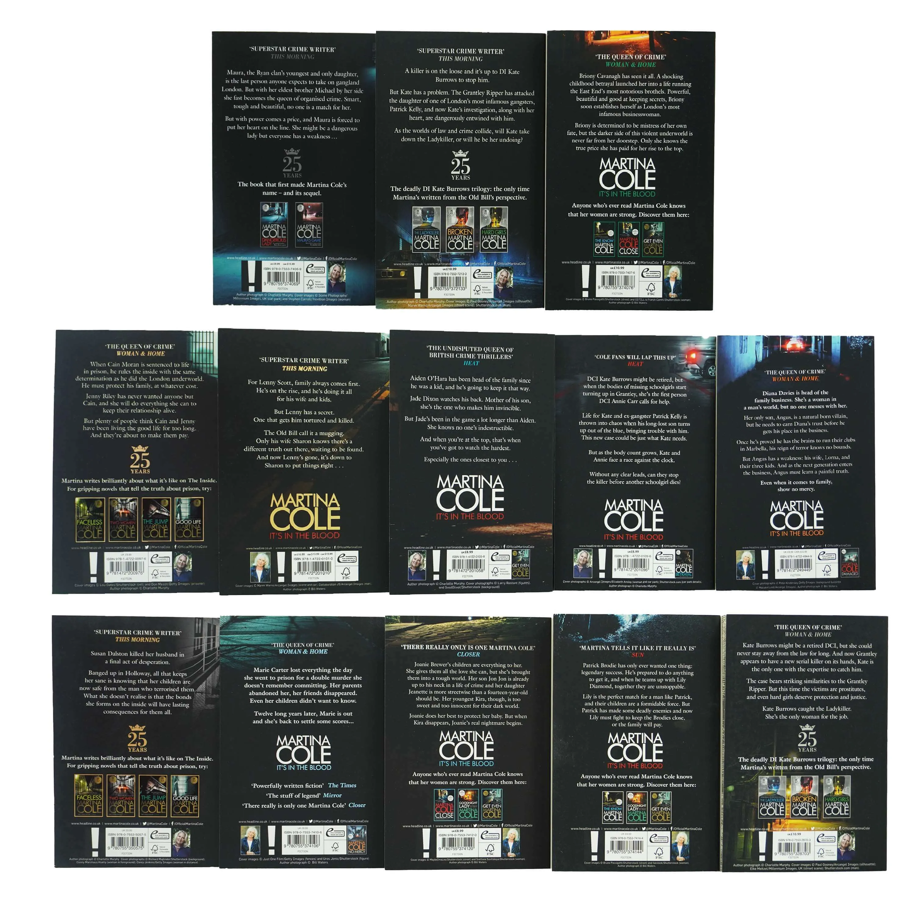 Martina Cole Collection 13 Books Set - Fiction - Paperback