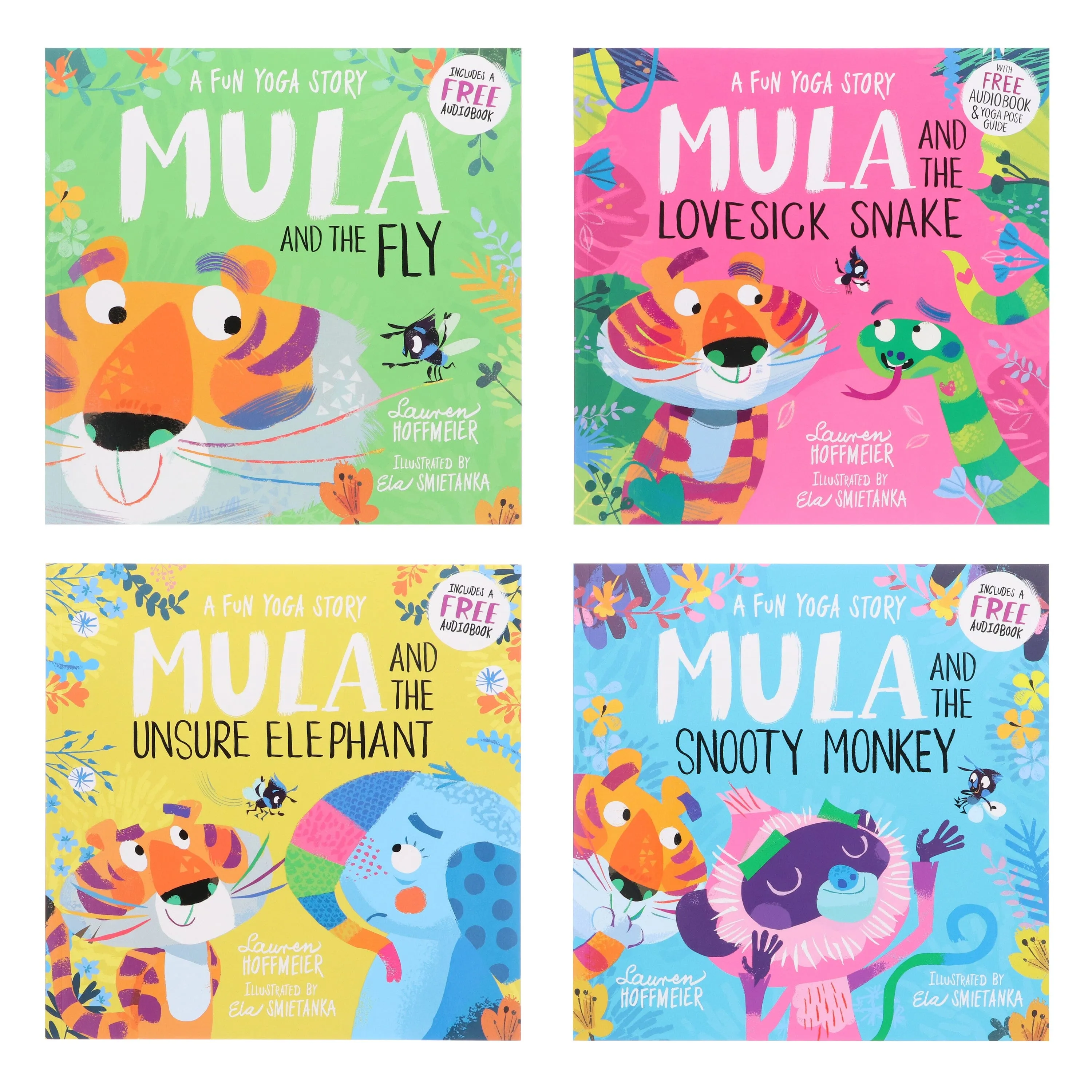 Mula and the Fly Series by Lauren Hoffmeier 4 Books Collection Set - Ages 3-6 - Paperback