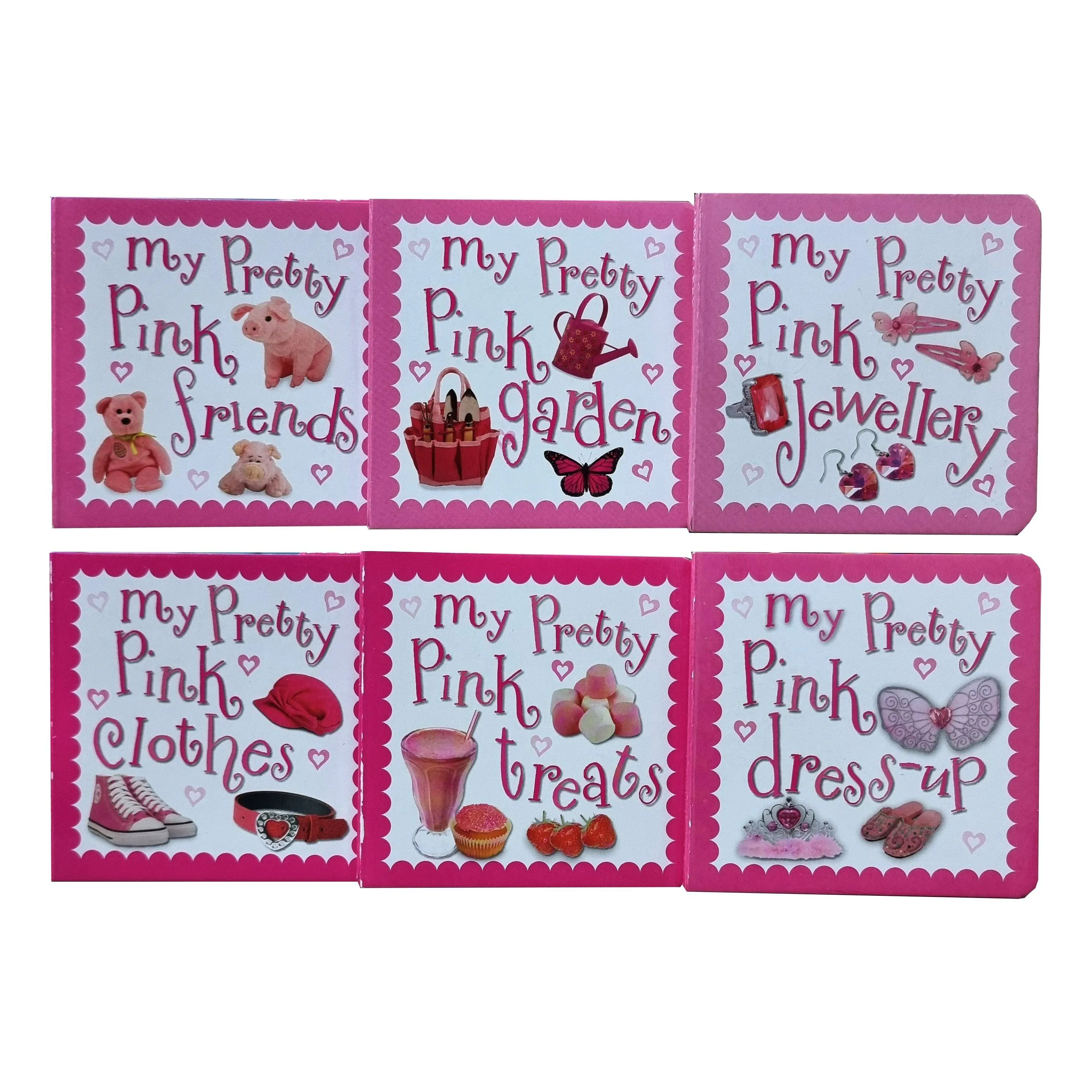 My Pretty Pink Pocket Library 6 Board Books Set - Ages 0-5 - Board Book