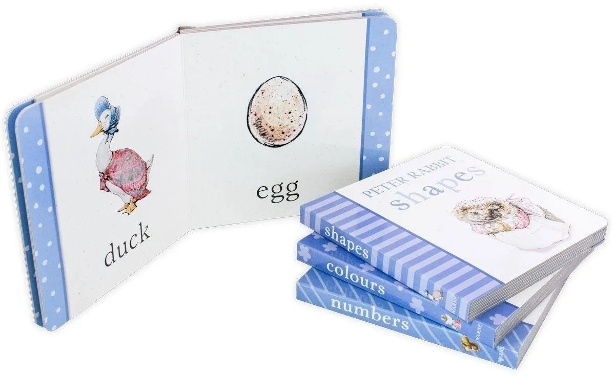 Peter Rabbit: My First Library 4 Board Book Collection by Beatrix Potter - Ages 0-5 - Board Books