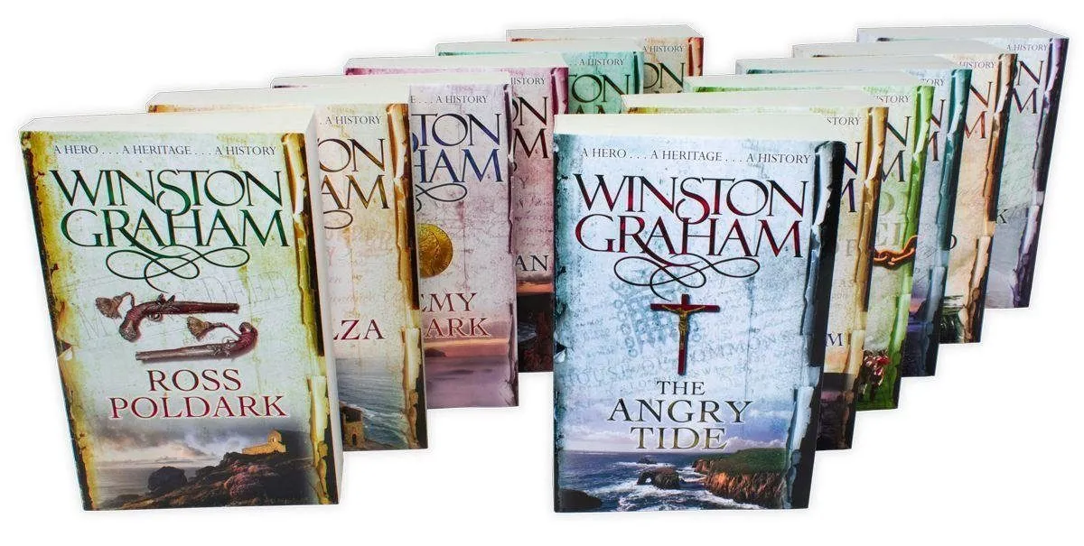 Poldark by Winston Graham: Books 1-12 Complete Collection - Fiction - Paperback