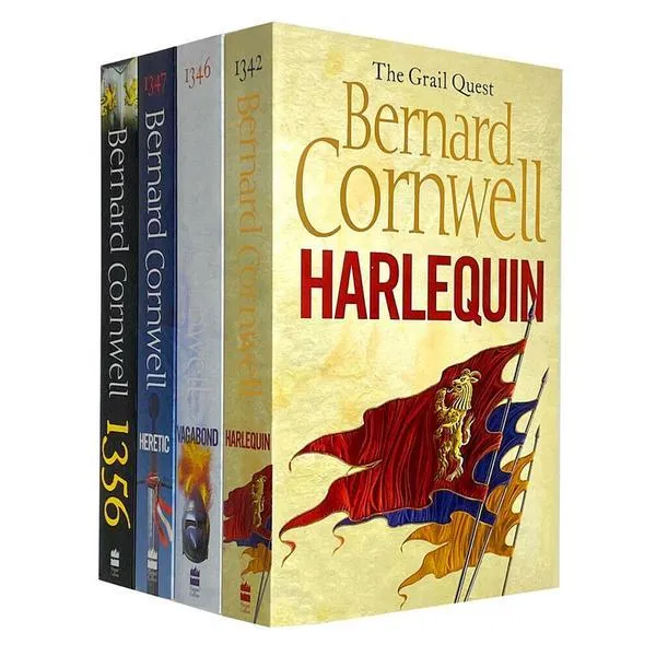 The Grail Quest Series by Bernard Cornwell 4 Books Collection Set - Fiction - Paperback