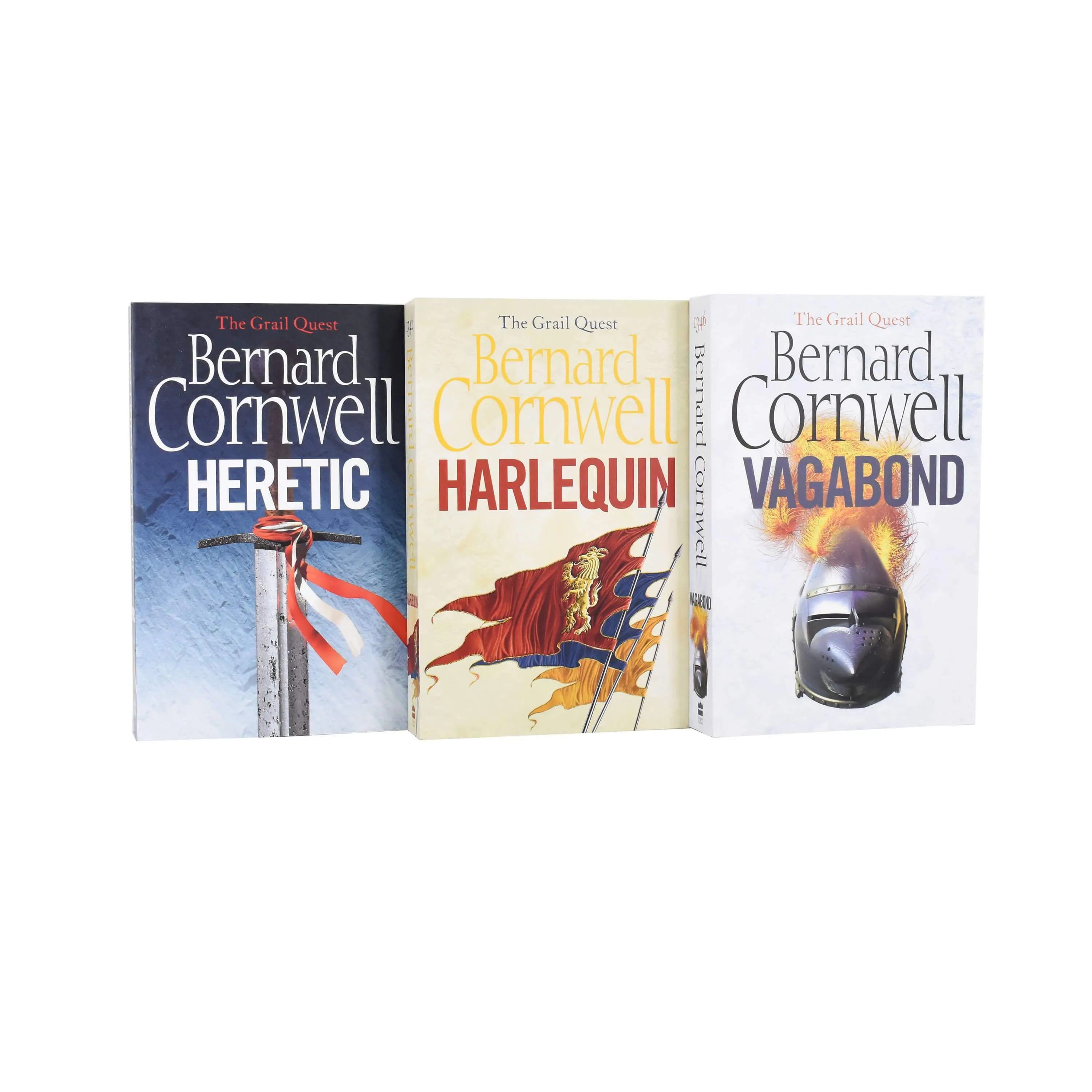 The Grail Quest Trilogy by Bernard Cornwell 3 Books Collection Set - Fiction - Paperback