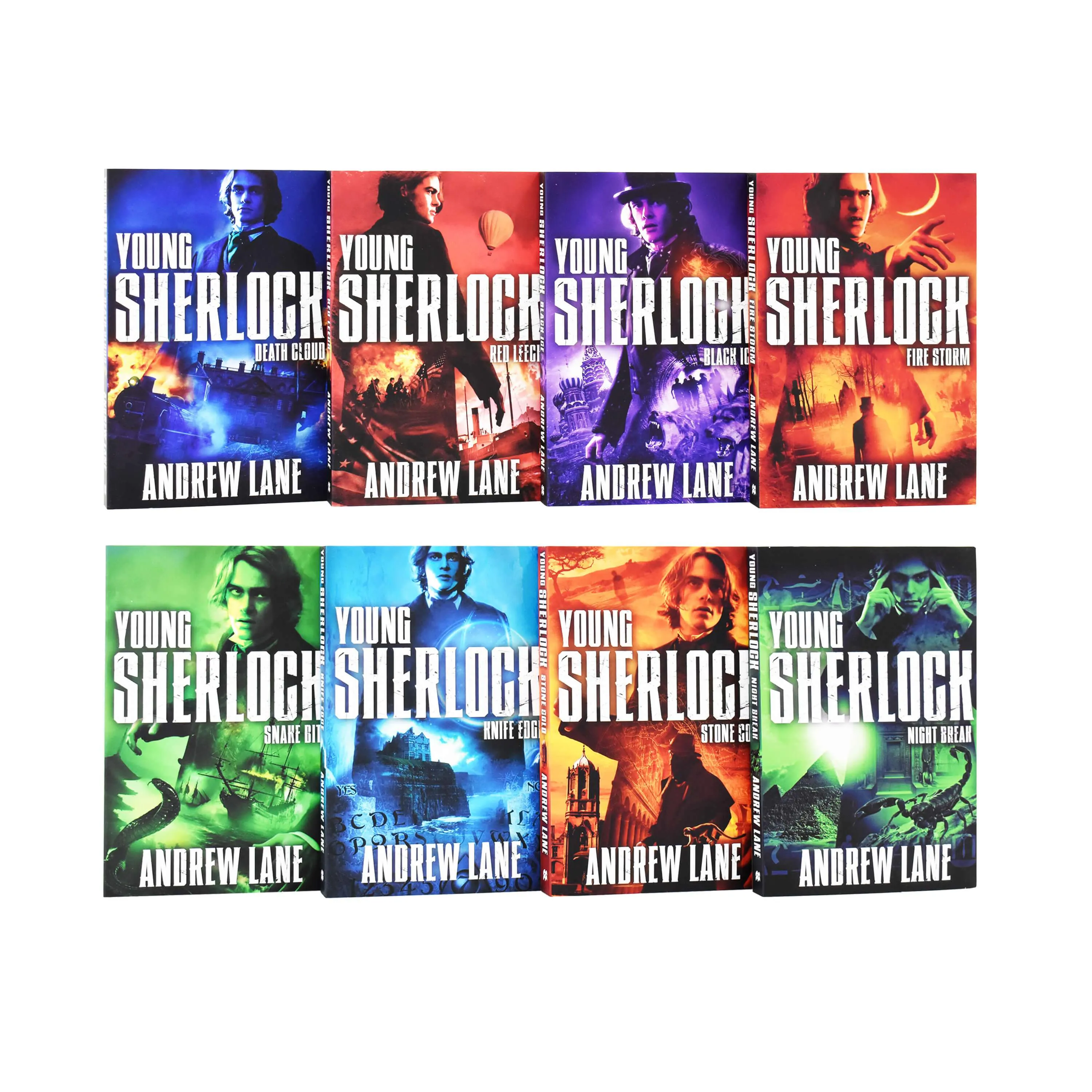 Young Sherlock Holmes 8 Books Collection by Andrew Lane - Young Adult - Paperback